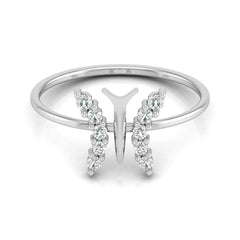 Butterfly Diamond Ring For Women's Symbol Of Freedom Made For Every Day - HIGHCARAT DIAMONDS