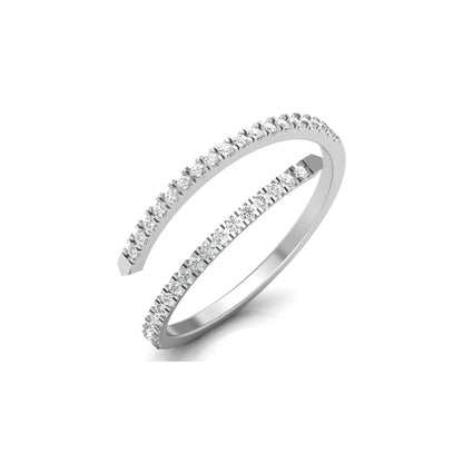 Bypass Antique Adjustable Diamond Band Ring For Her Perfect For All-Day Wear - HIGHCARAT DIAMONDS