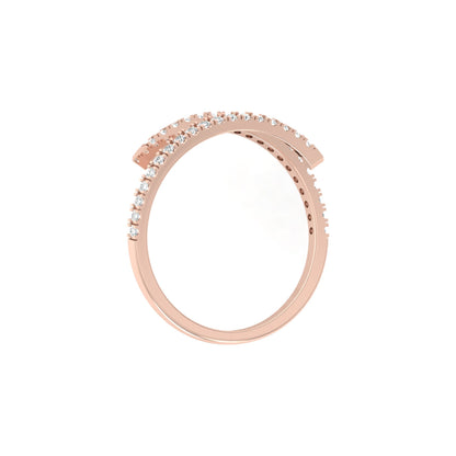 Bypass Antique Adjustable Diamond Band Ring For Her Perfect For All-Day Wear - HIGHCARAT DIAMONDS