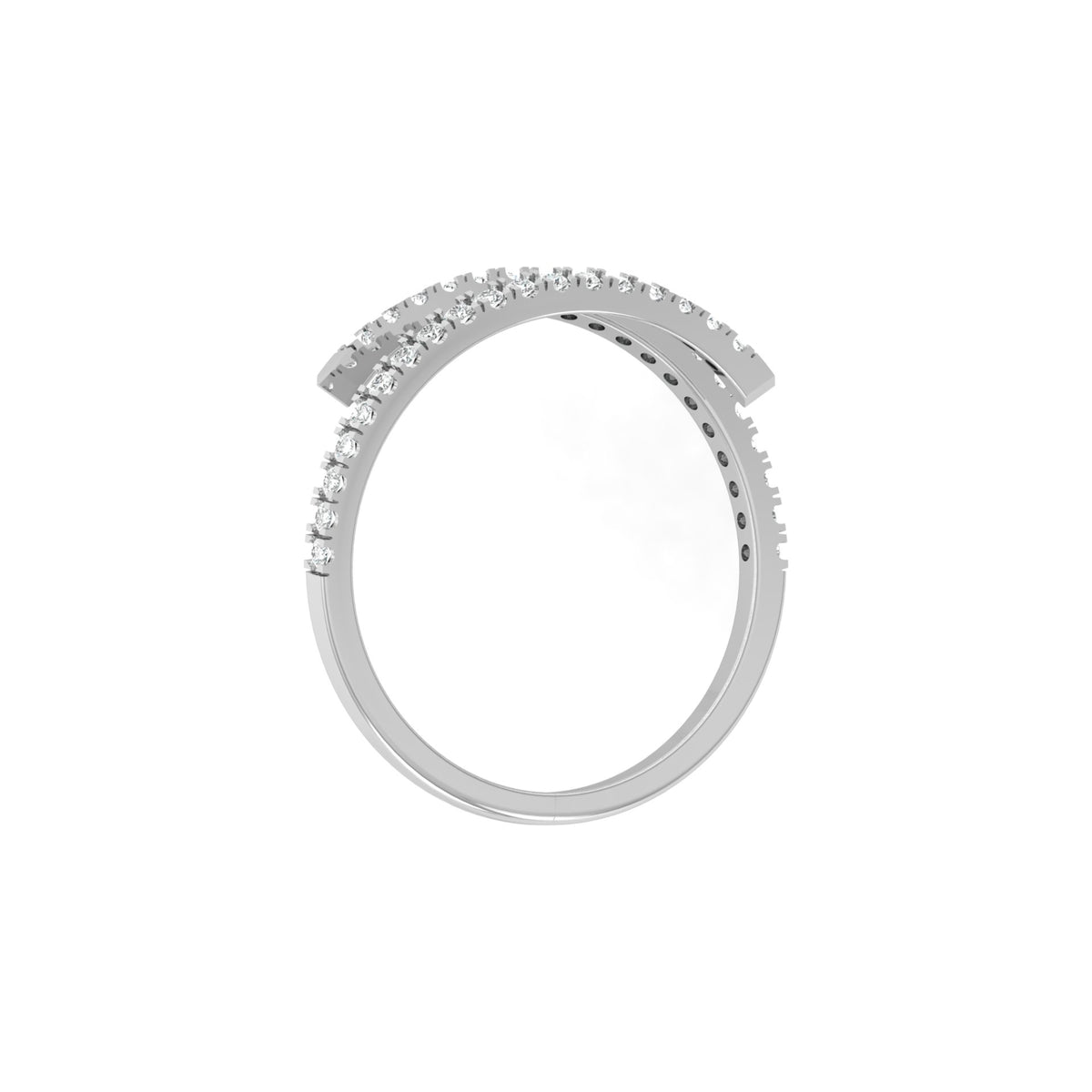 Bypass Antique Adjustable Diamond Band Ring For Her Perfect For All-Day Wear - HIGHCARAT DIAMONDS