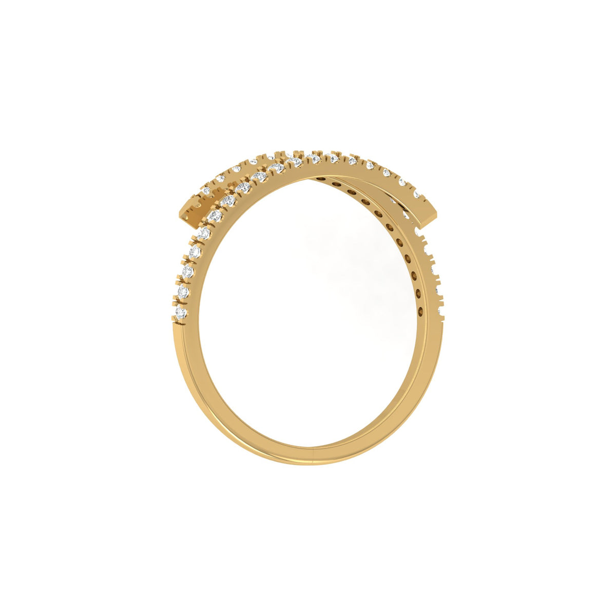 Bypass Antique Adjustable Diamond Band Ring For Her Perfect For All-Day Wear - HIGHCARAT DIAMONDS