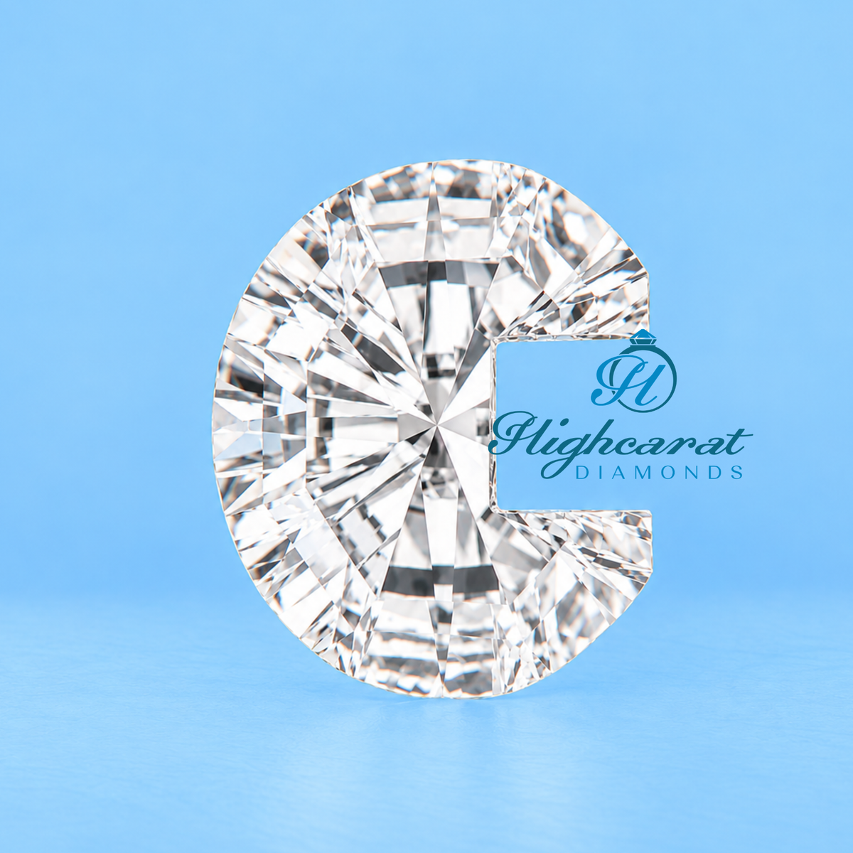 C Shape Lab Grown Colorless Diamond