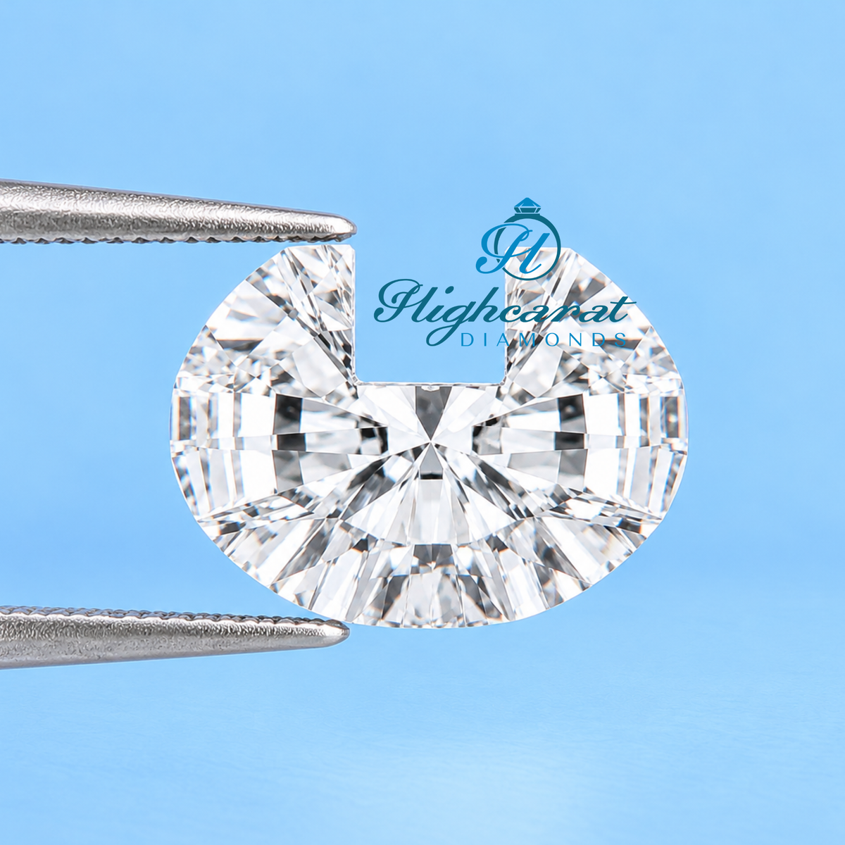 C Shape Lab Grown Colorless Diamond