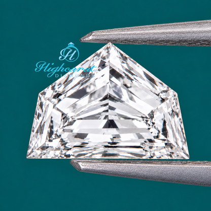 Cadillac Step Cut Lab Grown Trapezoid Diamond