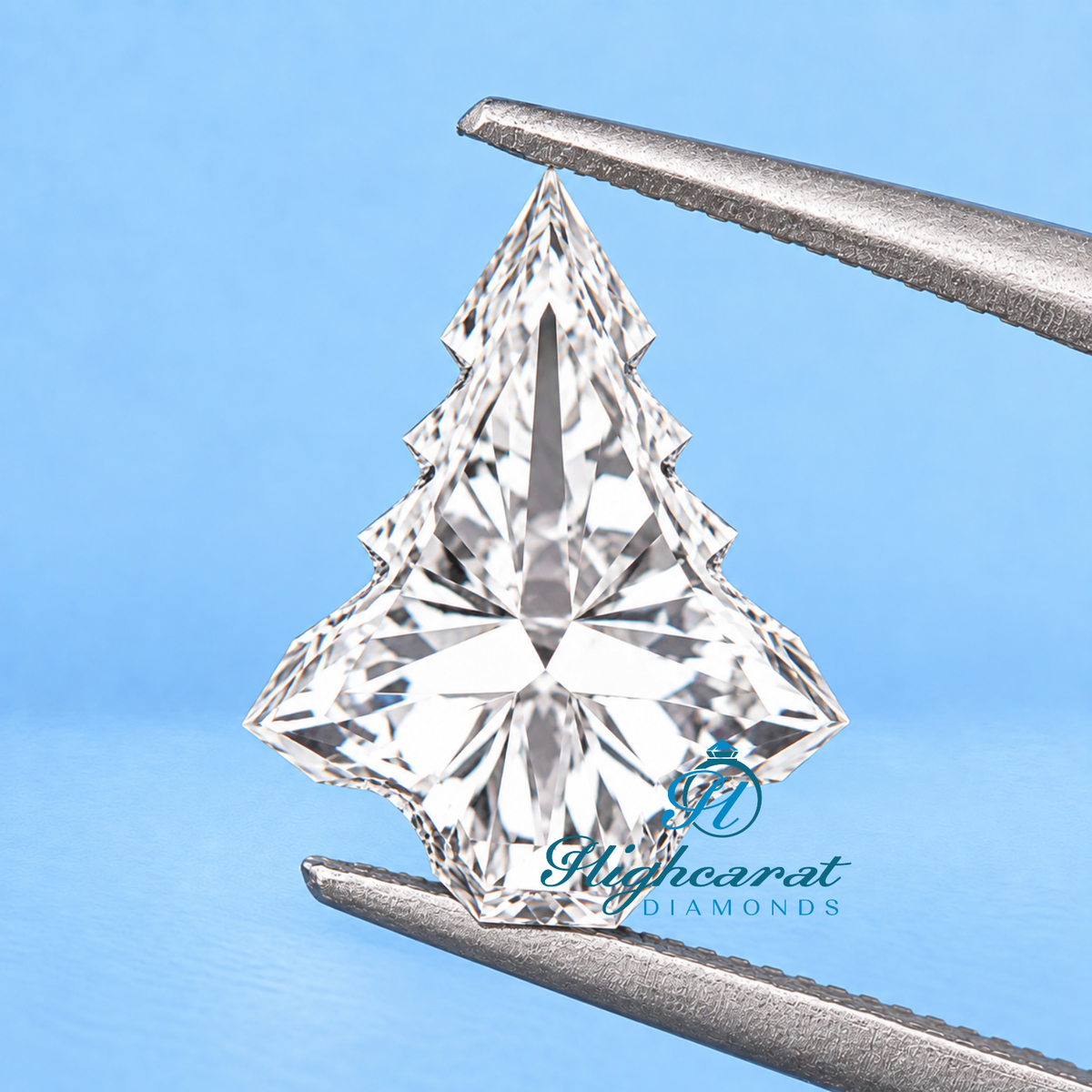 Antique Christmas Tree Shape Lab Grown Diamond