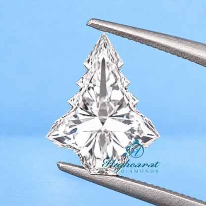 Antique Christmas Tree Shape Lab Grown Diamond