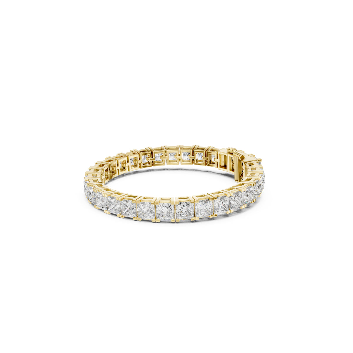 Princess Cut Labgrown Diamond Minimalist Antique Vintage Inspired Handcrafted Stunning Tennis Bracelet For Her - HIGHCARAT DIAMONDS