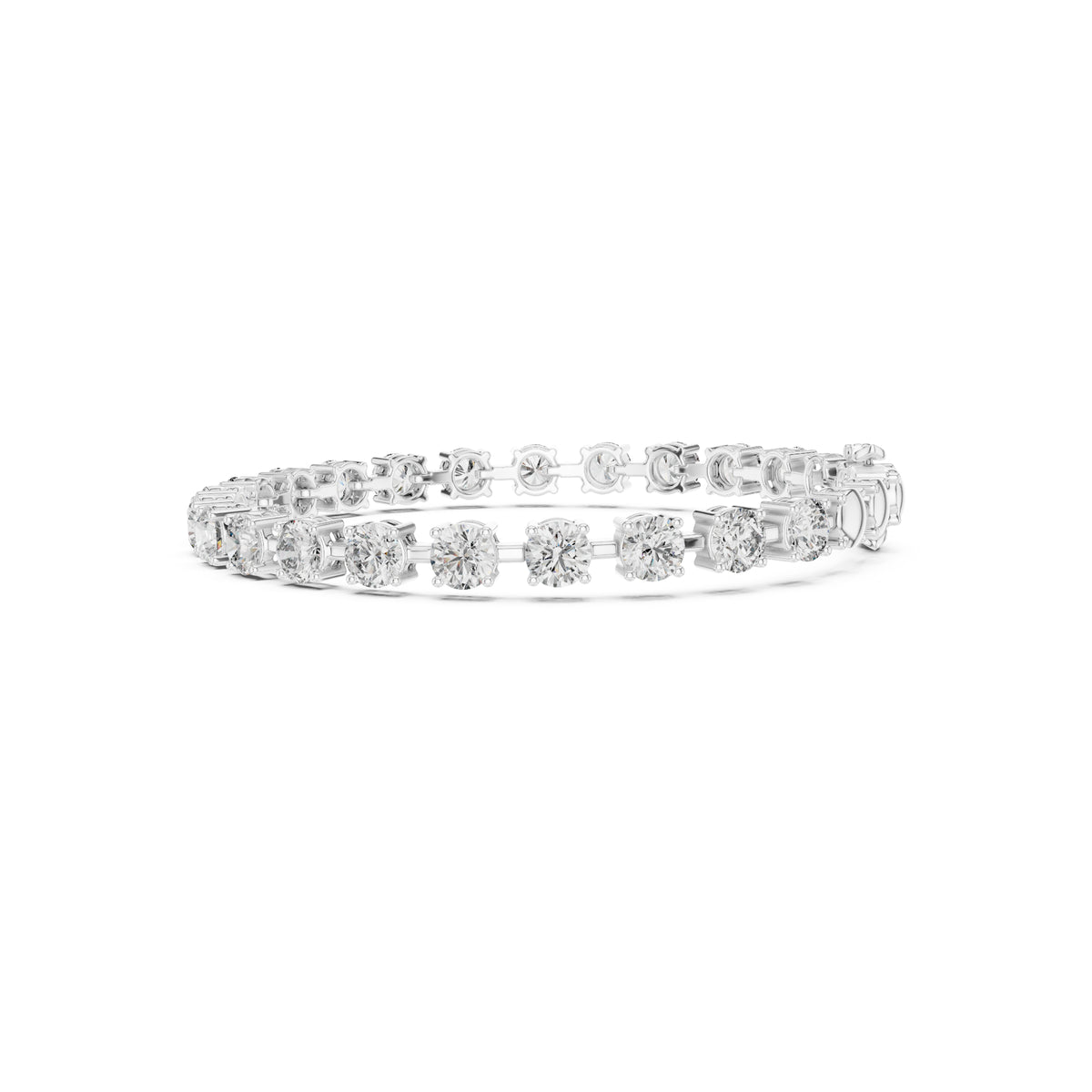 10.50Ct Round Cut High Quality Lab Grown Diamond Unique Delicate Sparkling Vintage Tennis Bracelet - HIGHCARAT DIAMONDS