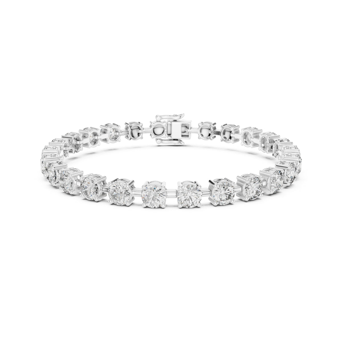 10.50Ct Round Cut High Quality Lab Grown Diamond Unique Delicate Sparkling Vintage Tennis Bracelet - HIGHCARAT DIAMONDS