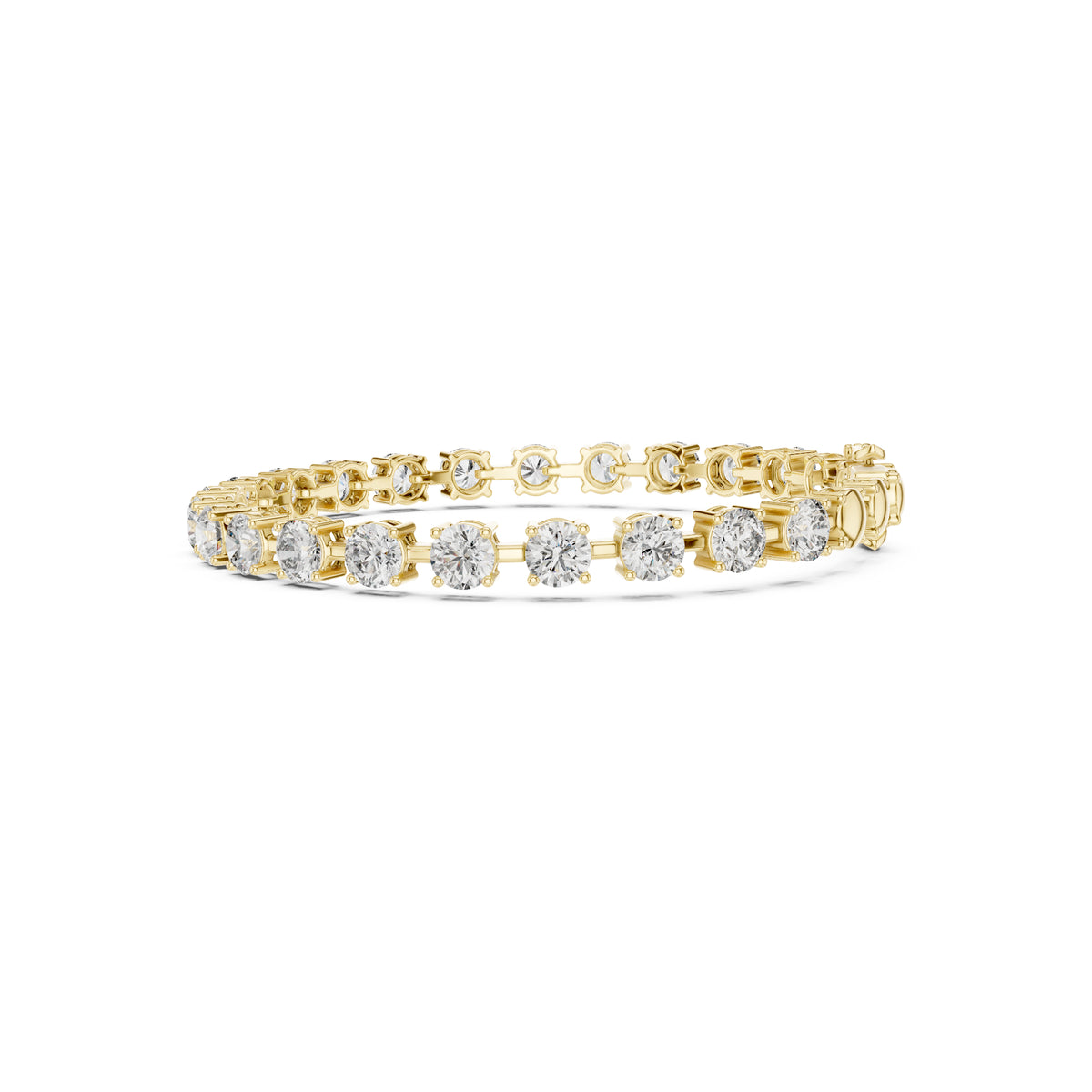 10.50Ct Round Cut High Quality Lab Grown Diamond Unique Delicate Sparkling Vintage Tennis Bracelet - HIGHCARAT DIAMONDS