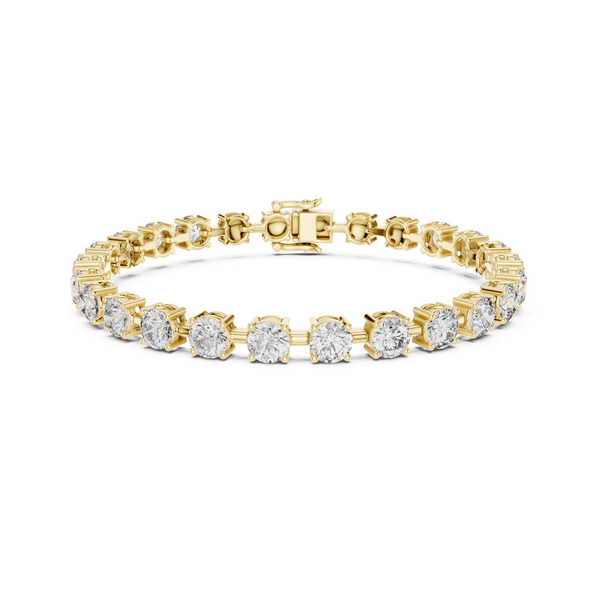 10.50Ct Round Cut High Quality Lab Grown Diamond Unique Delicate Sparkling Vintage Tennis Bracelet - HIGHCARAT DIAMONDS
