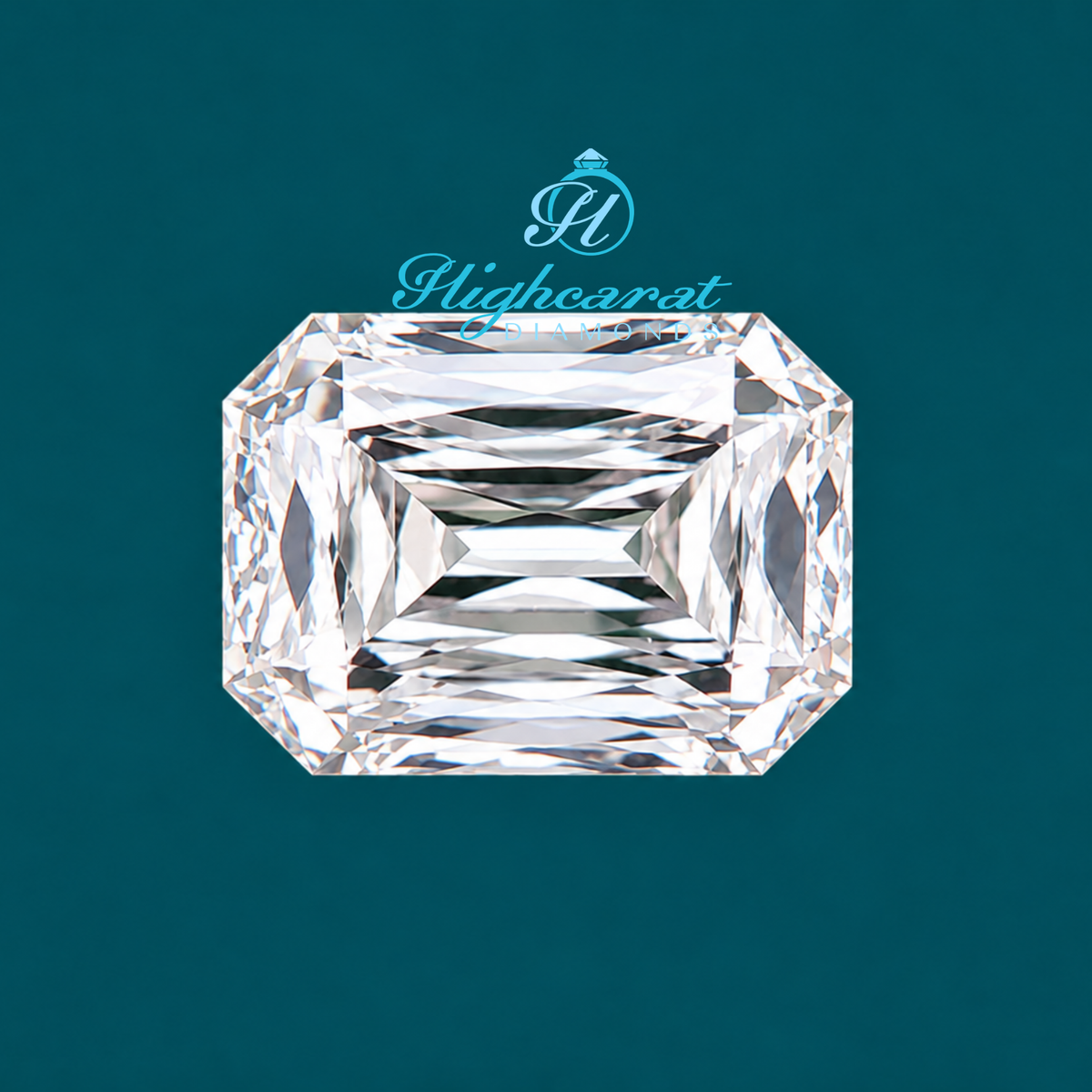 Emerald Criss Step Cut Lab Grown Diamond