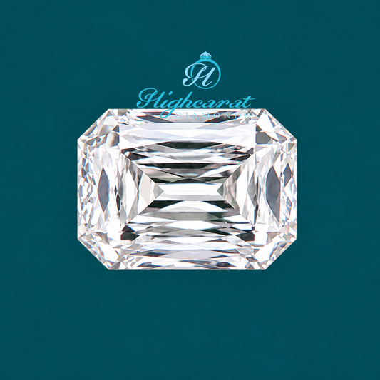 Emerald Criss Step Cut Lab Grown Diamond
