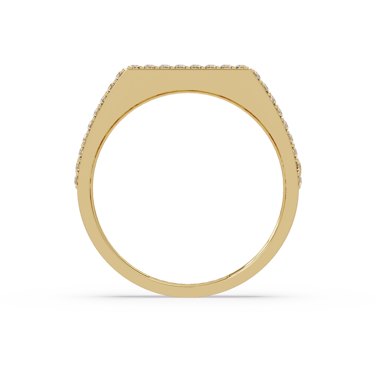 Cuban Link Lab Grown Diamond Band Ring - HIGHCARAT DIAMONDS