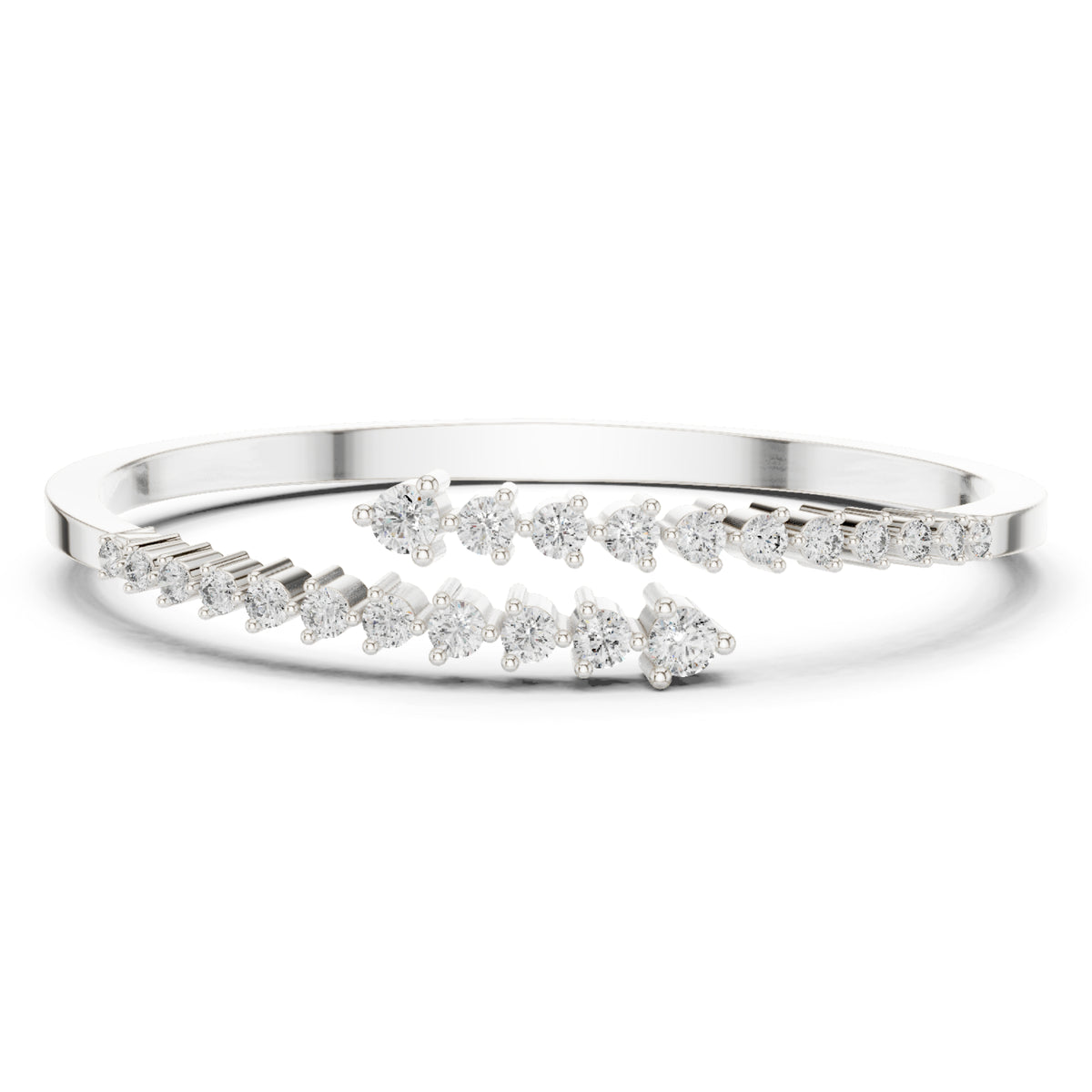 1.93 CTRound Cut Diamond Dainty Hand Crafted Cluster Vintage Timeless Bracelet Gift for Her Women's - HIGHCARAT DIAMONDS