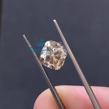 Cushion Old Cut Loose Diamond, Unique Champagne Brown Elegant Minimalist Lab Grown Diamond Use For All Jewelry In Her - HIGHCARAT DIAMONDS