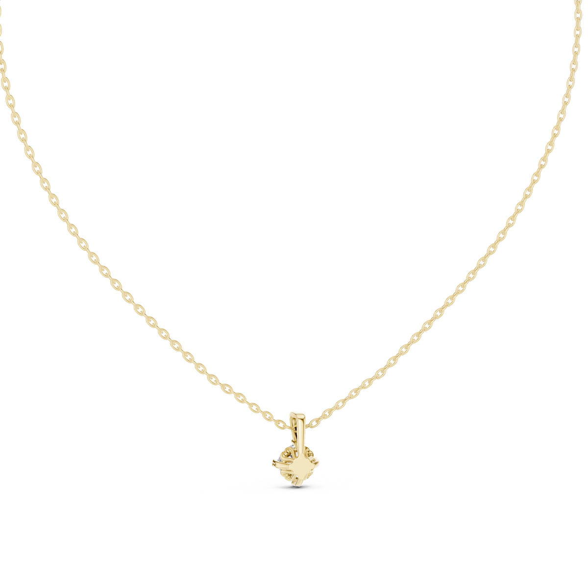 Cushion Shape Lab Grown Diamond Ethically wear Soliatire Pendant For Womens - HIGHCARAT DIAMONDS