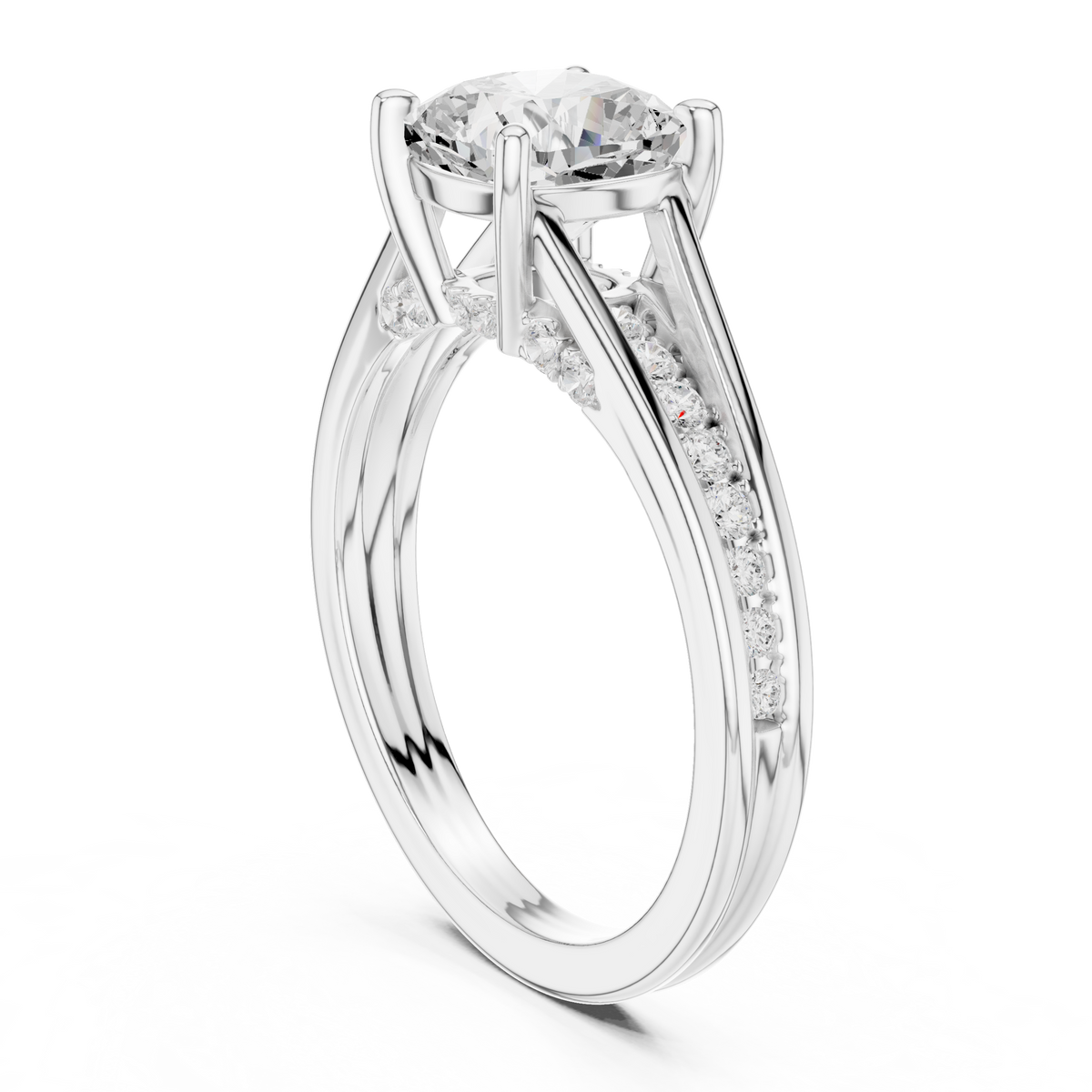 Pave Set 2.30Ct Cushion and Round Cut Top Grade Diamond Unique Delicate Stacking Wedding Ring Gift For Her - HIGHCARAT DIAMONDS