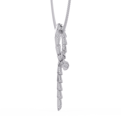 Diamond Thorn Circle Pendant Necklace in Yellow Gold - HIGHCARAT DIAMONDS