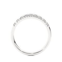 Elegant 0.47 CT Women's Round Diamond Eternity Band Sparkling Circle of Beauty - HIGHCARAT DIAMONDS