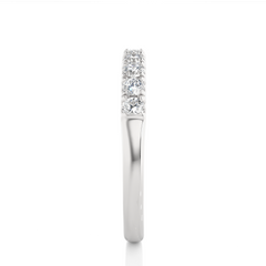 Elegant 0.47 CT Women's Round Diamond Eternity Band Sparkling Circle of Beauty - HIGHCARAT DIAMONDS