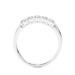 Elegant Eternity Band Ring 0.51 CT Labgrown Diamond Perfect Anniversary Gift For Her - HIGHCARAT DIAMONDS