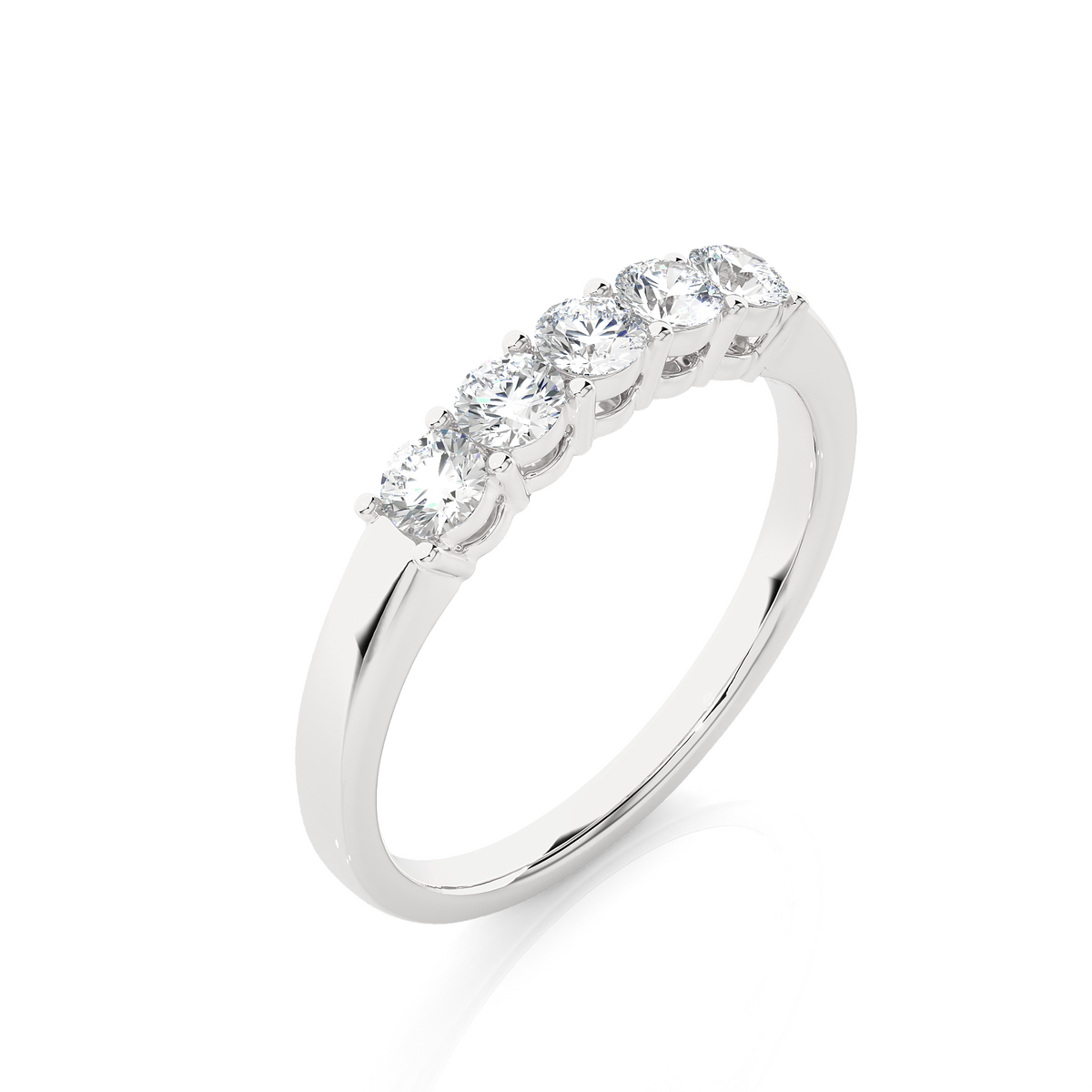 Elegant Eternity Band Ring 0.51 CT Labgrown Diamond Perfect Anniversary Gift For Her - HIGHCARAT DIAMONDS