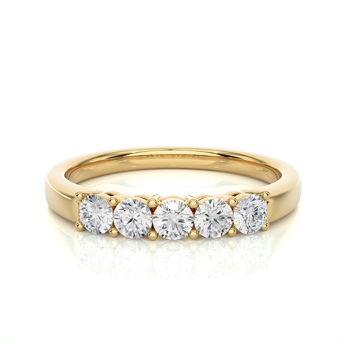 Elegant Eternity Band Ring 0.51 CT Labgrown Diamond Perfect Anniversary Gift For Her - HIGHCARAT DIAMONDS