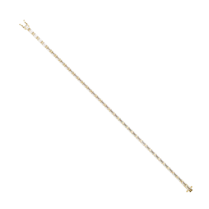 Emerald Cut Lab grown Diamond Tennis Bracelet - HIGHCARAT DIAMONDS