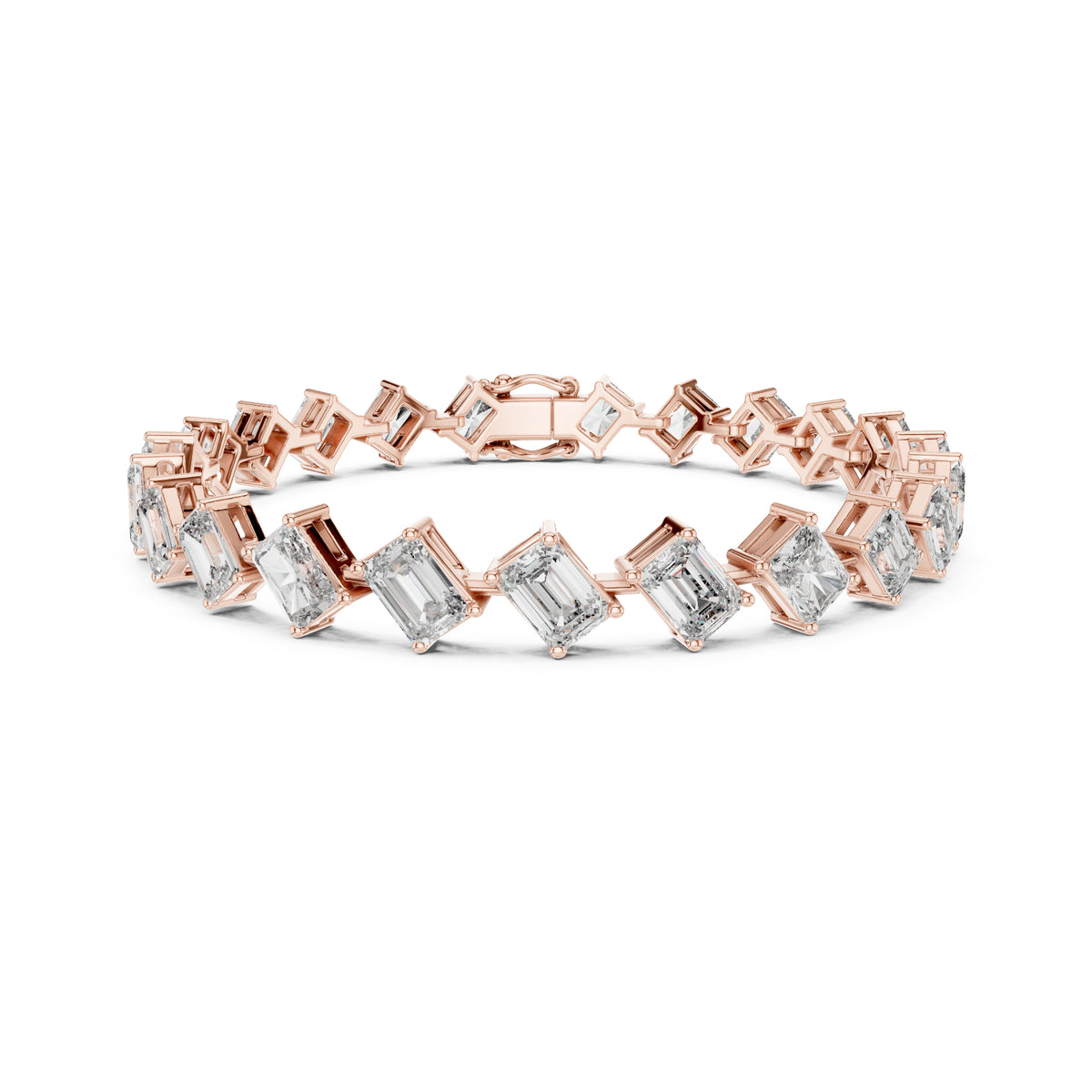 Vintage 15.79 Round Cut Lab Grown & Natural Diamond Unique Delicate Classic Dainty Stackable Tennis Bracelet For Her - HIGHCARAT DIAMONDS