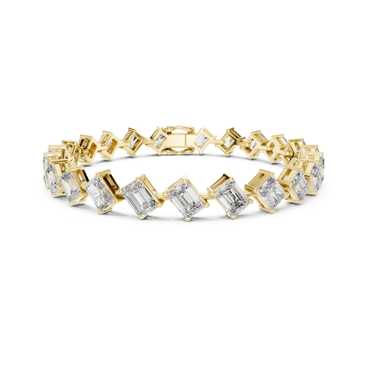 Vintage 15.79 Round Cut Lab Grown & Natural Diamond Unique Delicate Classic Dainty Stackable Tennis Bracelet For Her - HIGHCARAT DIAMONDS