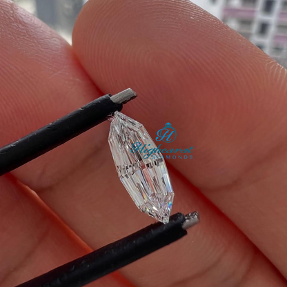 Precision Cut Fancy Marquise Diamond featuring defined points and reflective facets