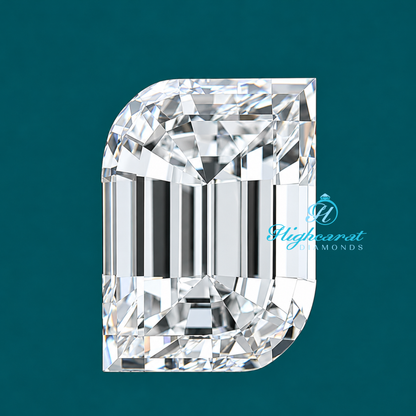 Flame Cut Fancy Shape Lab Grown Diamond