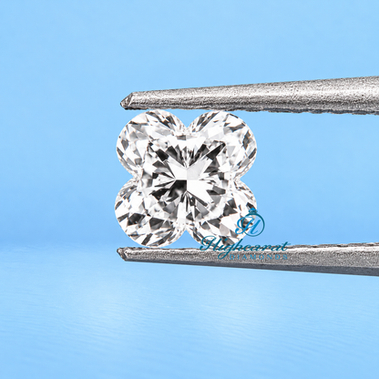 Floral Shape Step Cut Lab Grown Diamond