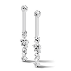 18k Solid Gold Round Shape Natural & Lab Grown Diamond New Classic Studs Women Diamond Earrings - HIGHCARAT DIAMONDS