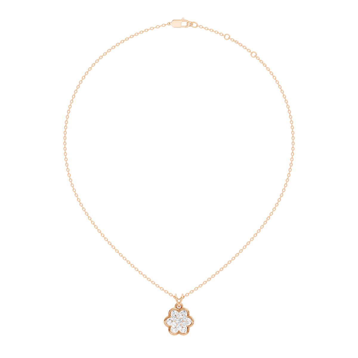 Elegant Women's Diamond Pendant 0.81 Carat Minimalist Handmade Necklace Pendant For Her - HIGHCARAT DIAMONDS