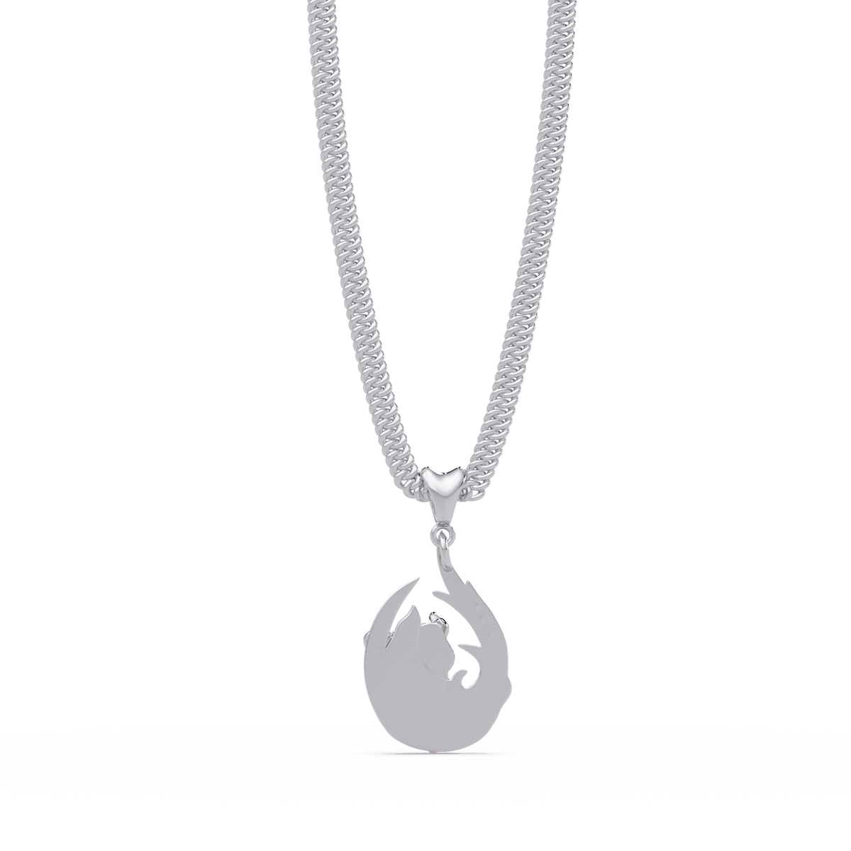 Gold Tiger Claw Lab grown Diamond Hip Hop Pendant - HIGHCARAT DIAMONDS