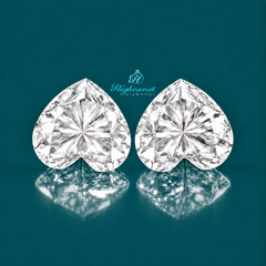 Unique Antique Heart Shape Lab Grown Diamond Stone