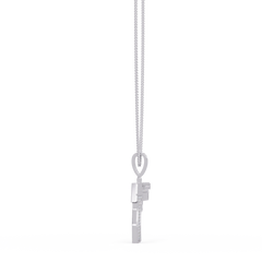 Iced Pistol Lab Grown Diamond Pendant Necklace - HIGHCARAT DIAMONDS