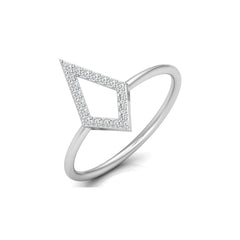 Kite Style Classic Round Diamond Wedding Band Ring For Women's in 14KT Solid Gold - HIGHCARAT DIAMONDS
