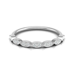 Lab-grown Diamond Half Eternity Wedding Set Ring Bridal Jewelry Gift - HIGHCARAT DIAMONDS