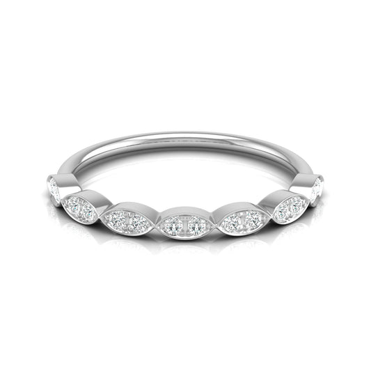 Lab-grown Diamond Half Eternity Wedding Set Ring Bridal Jewelry Gift - HIGHCARAT DIAMONDS