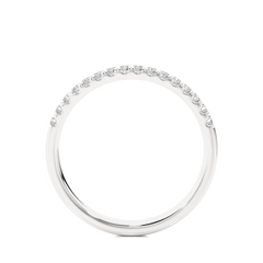 Labgrown Diamond Eternity Band Ring in 14K Solid Gold With Classic U-Prong Setting - HIGHCARAT DIAMONDS