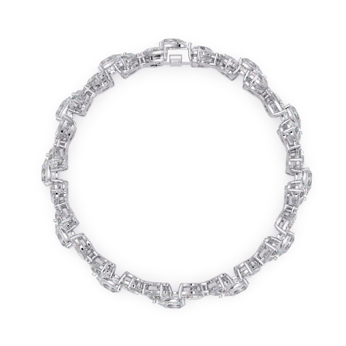 Lab Grown Marquise Diamond Cluster Bracelet - HIGHCARAT DIAMONDS