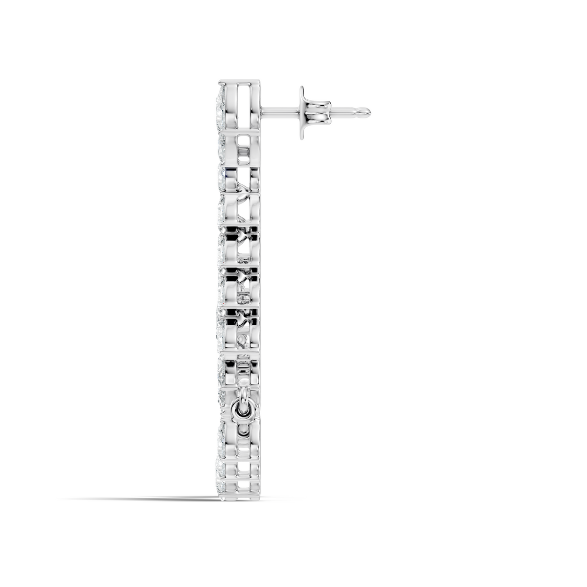 Pear Shape 8.10 Ct Lab Grown & Natural Diamond Sparkling Shinny Beautiful Earrings For Anniversary Gift - HIGHCARAT DIAMONDS