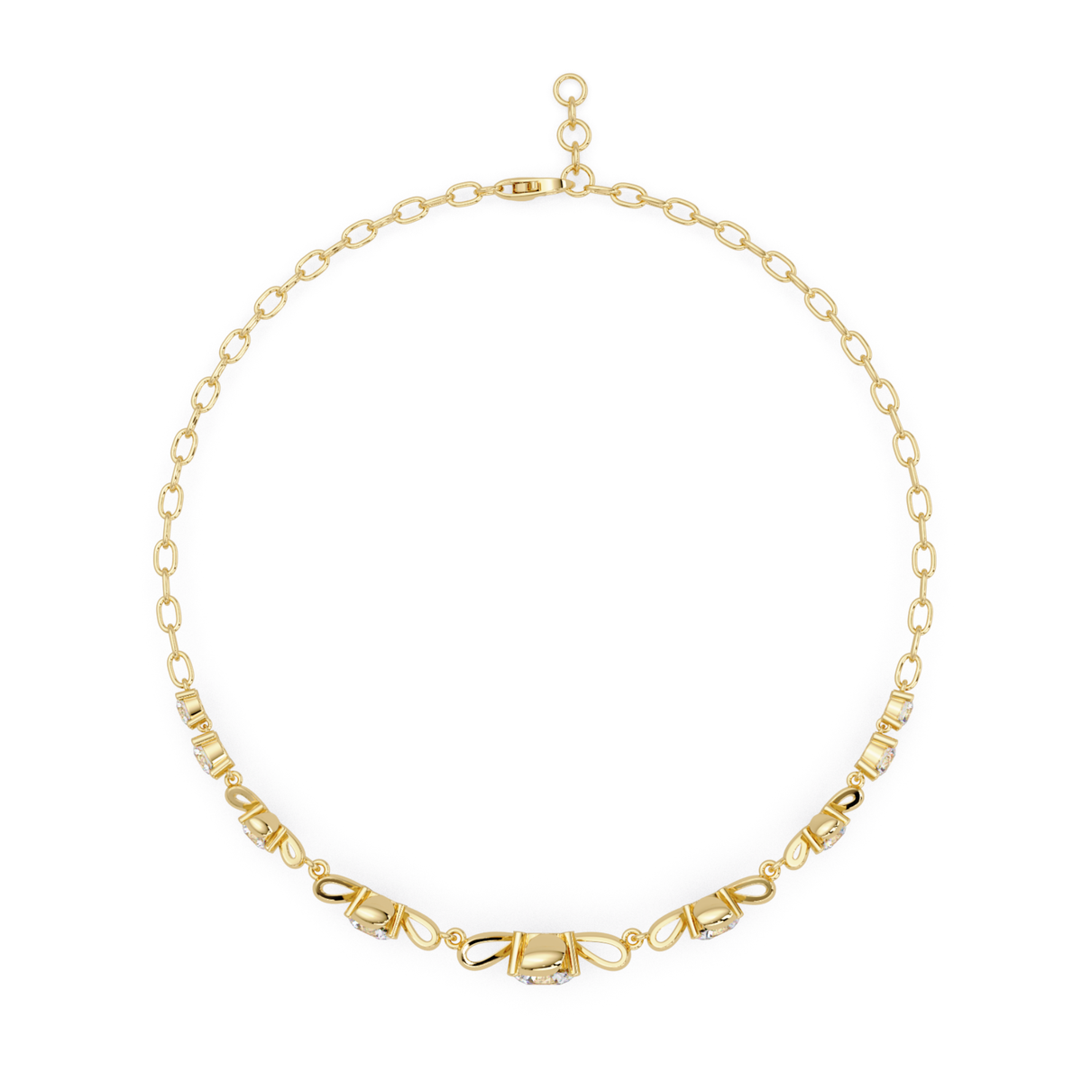 Lab Grown Round Diamond Floral Motif Bracelet - HIGHCARAT DIAMONDS