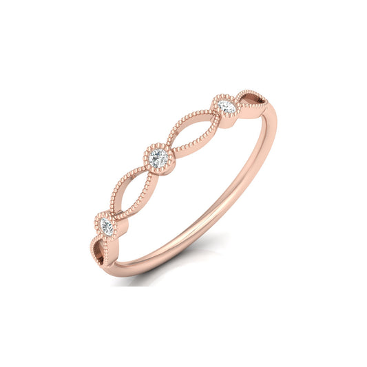 Lab-Grown and Natural Diamond Wedding Band for Brides New Dainty Diamond Ring Band for Her - HIGHCARAT DIAMONDS