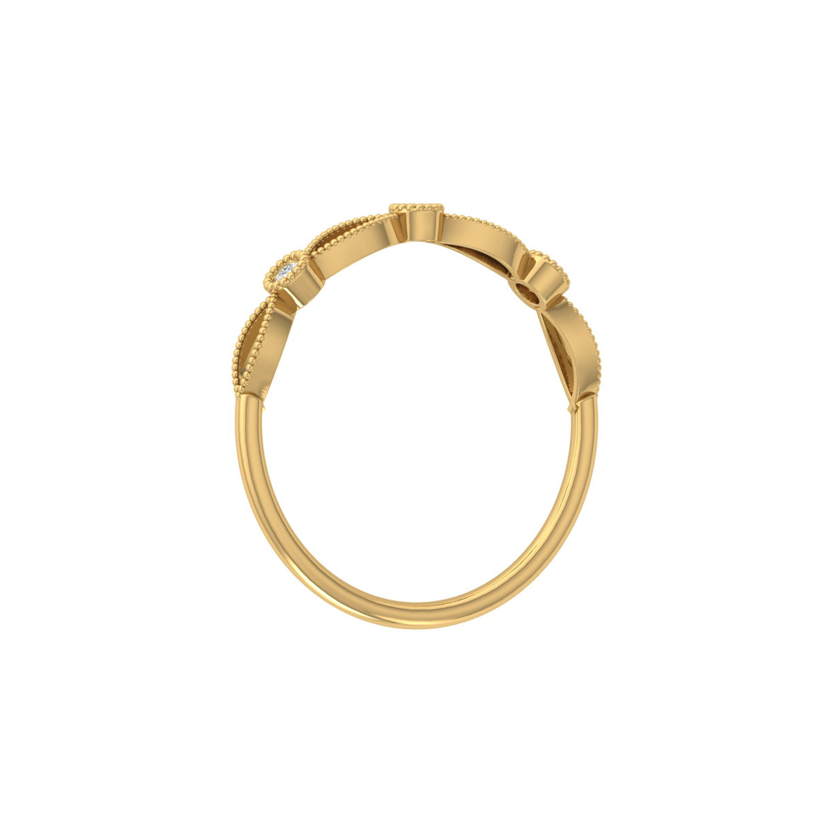 Lab-Grown and Natural Diamond Wedding Band for Brides New Dainty Diamond Ring Band for Her - HIGHCARAT DIAMONDS