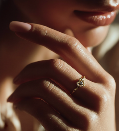 360 view video of round cut lab grown diamond proposal ring rotating on white background