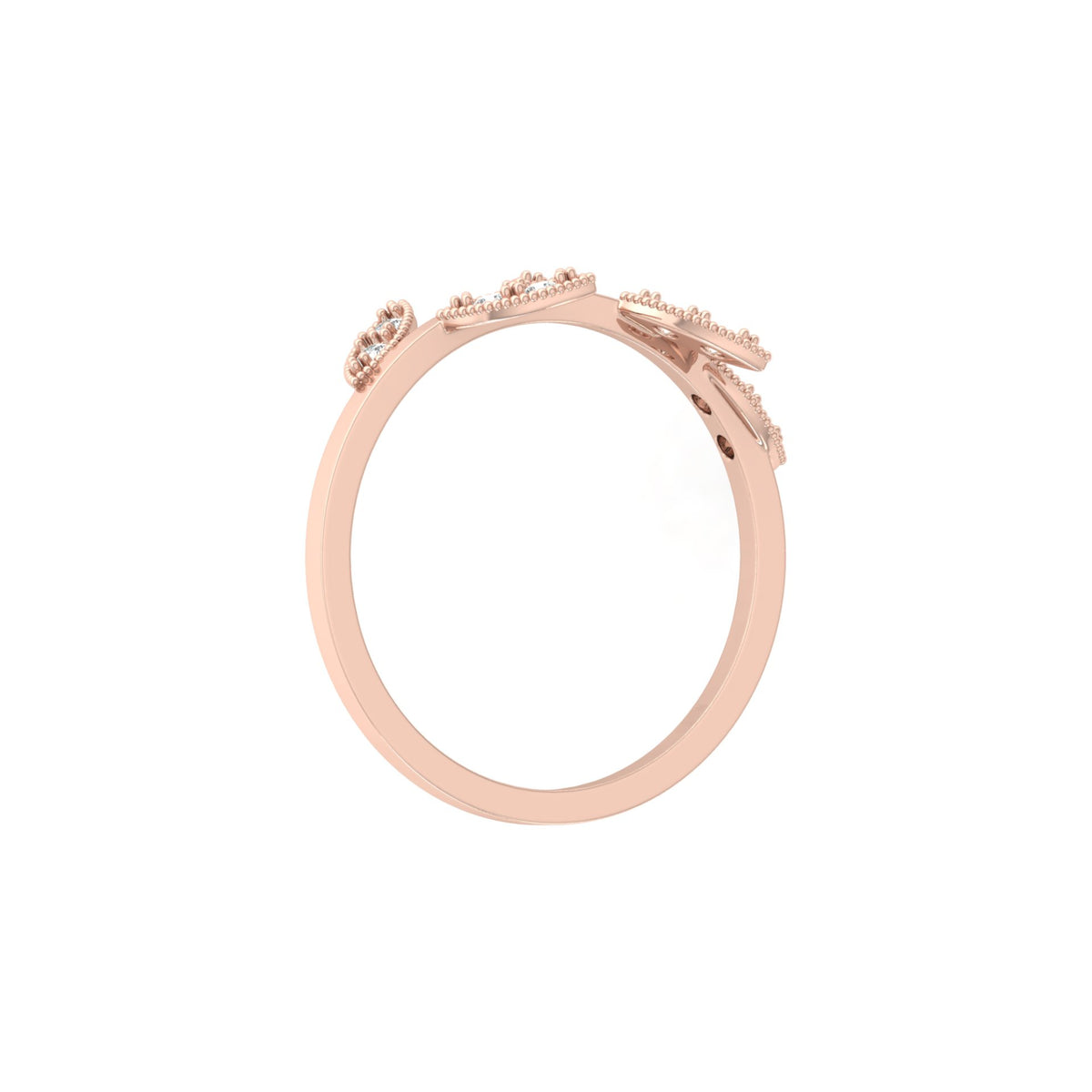 Leaf Inspired Wedding Diamond Ring For Women's Classic & Affordable Jewelry Gift - HIGHCARAT DIAMONDS